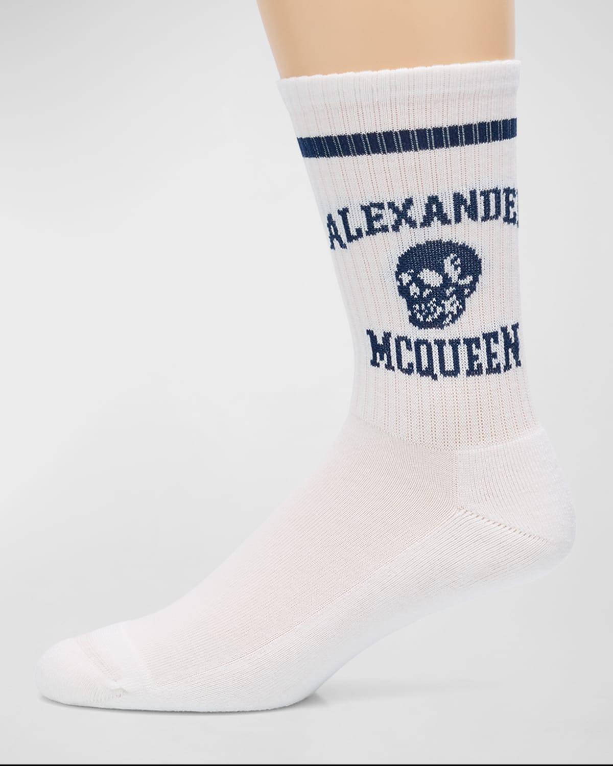 Mens Varsity Logo Crew Socks Product Image