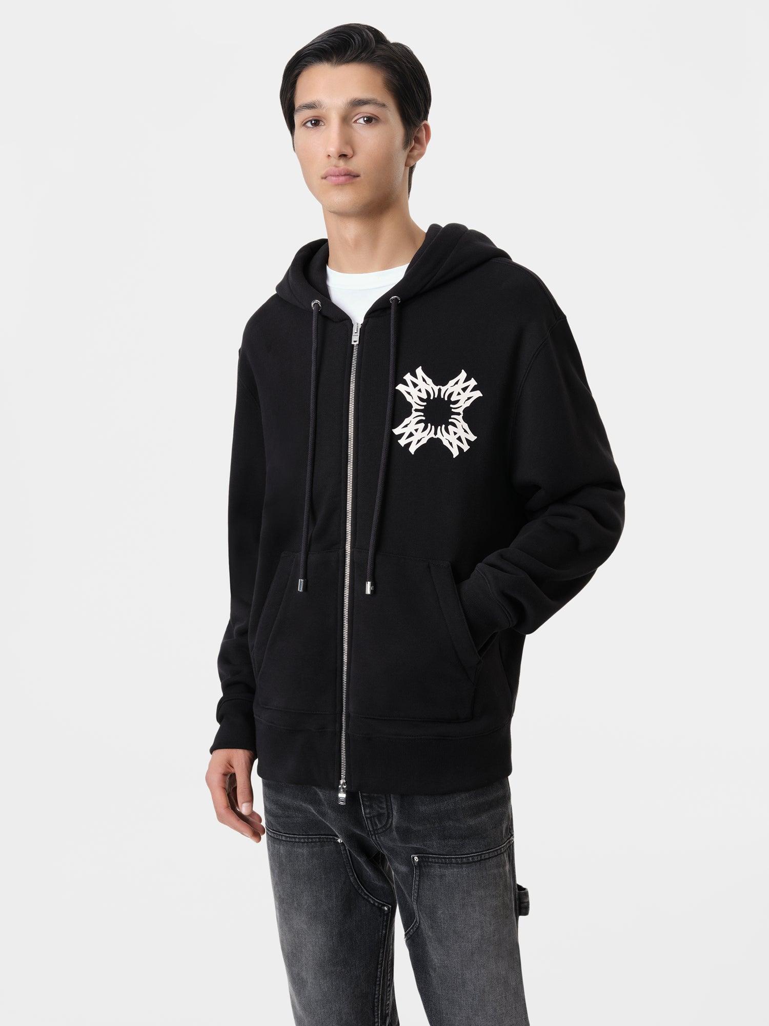 MA QUAD ZIP UP HOODIE - Black Male Product Image