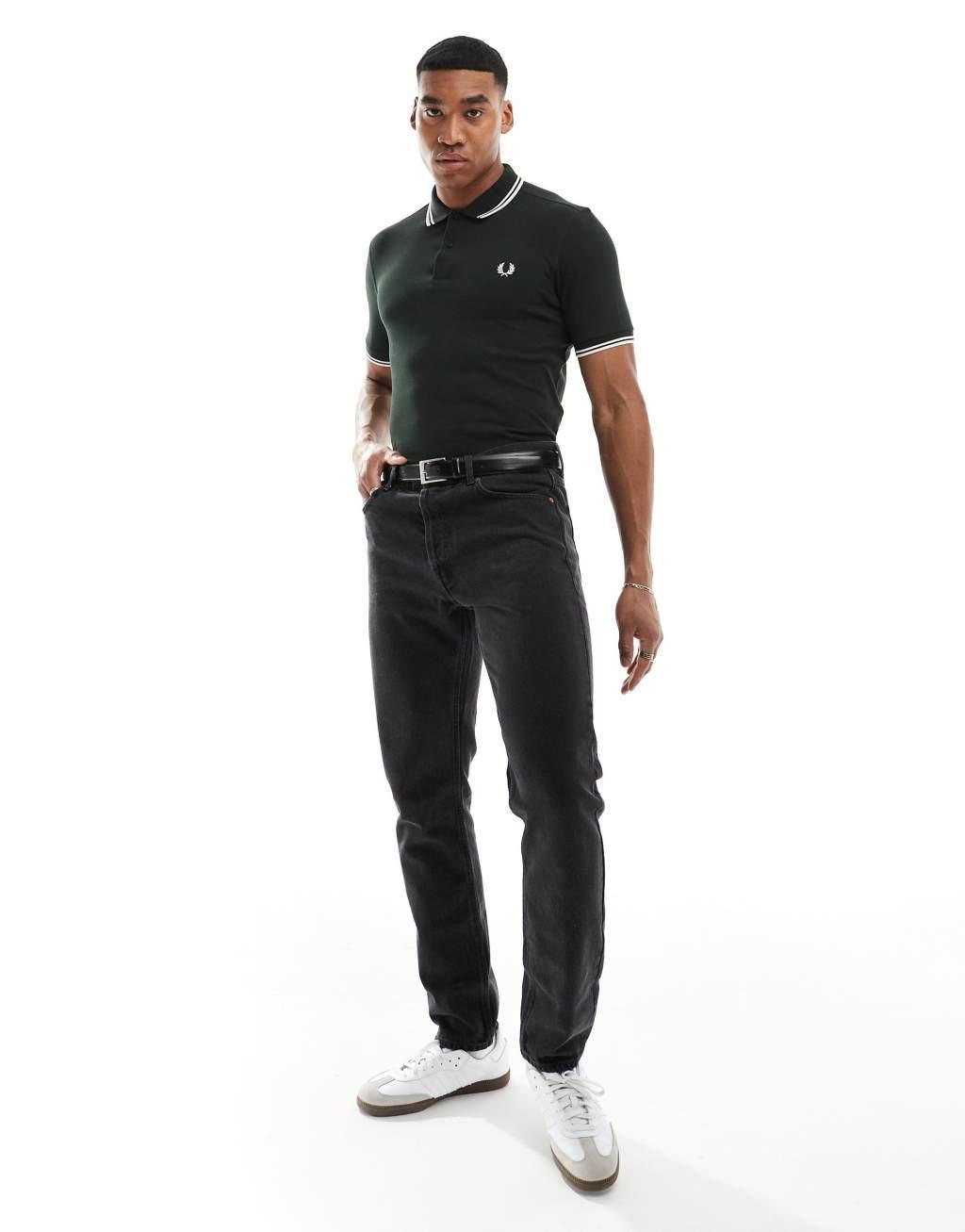 Fred Perry twin tipped logo polo Product Image