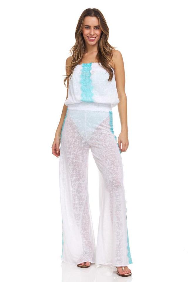 Strapless Lace Trim Jumpsuit Product Image