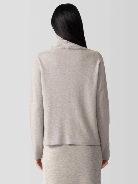 Italian Cashmere Turtleneck Top Product Image