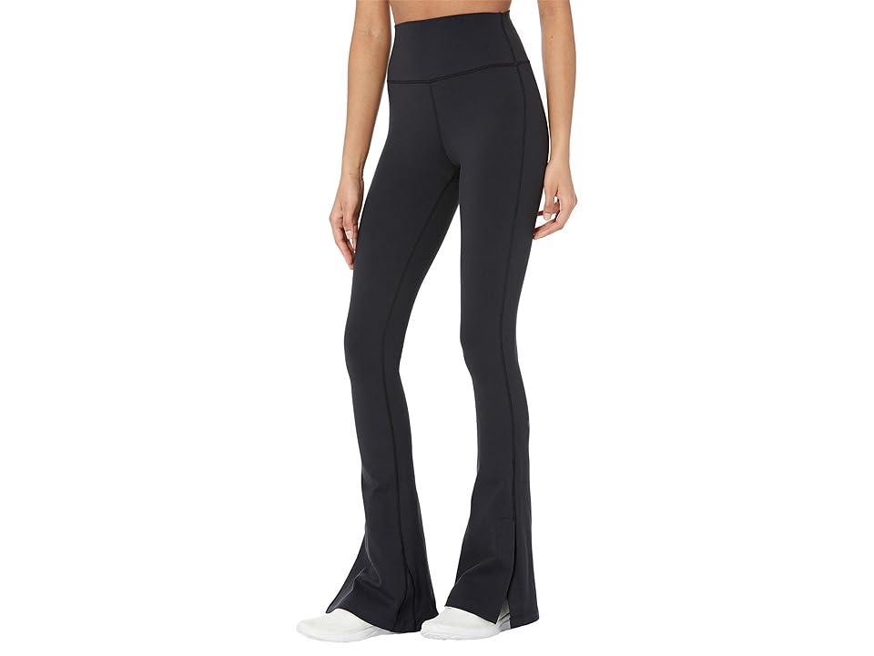 Womens Raquel High-Waist Supplex Side Slit Flare Leggings Product Image