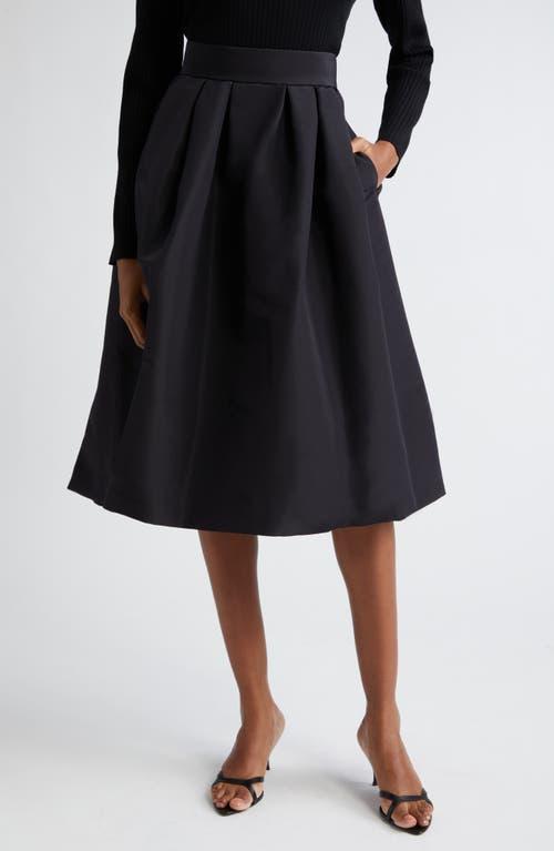 Carolina Herrera Silk Faille Midi Skirt Product Image