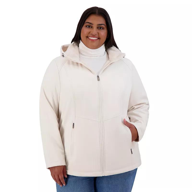 Plus Size ZeroXposur Lillian Soft Shell Jacket, Womens Brown Product Image