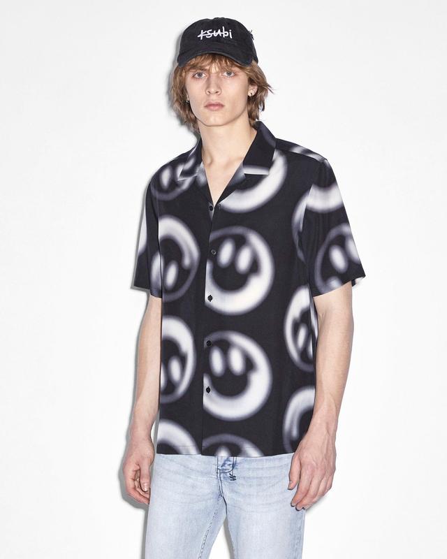 HAPPY RESORT SS SHIRT BLACK Male Product Image