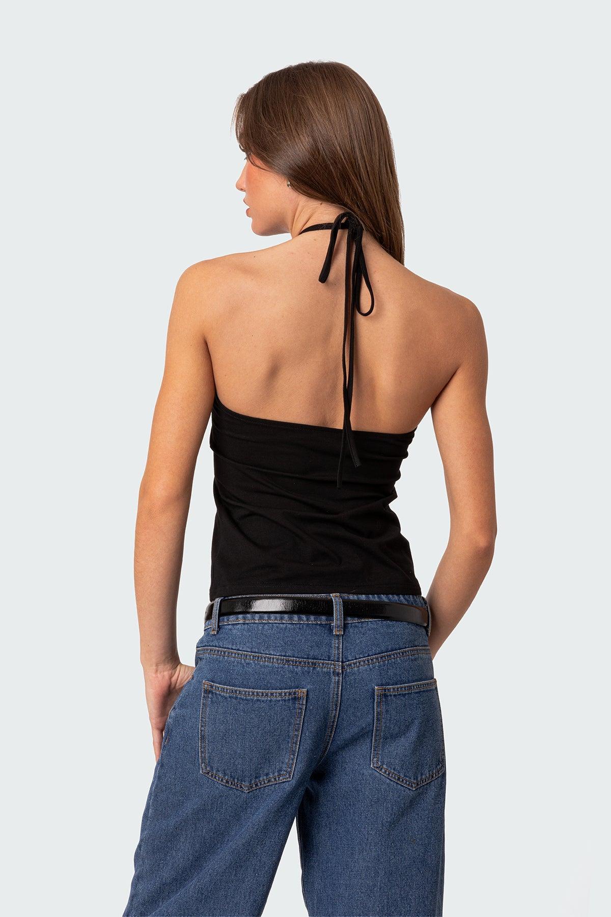 Wylder Tie Back Halter Top Product Image