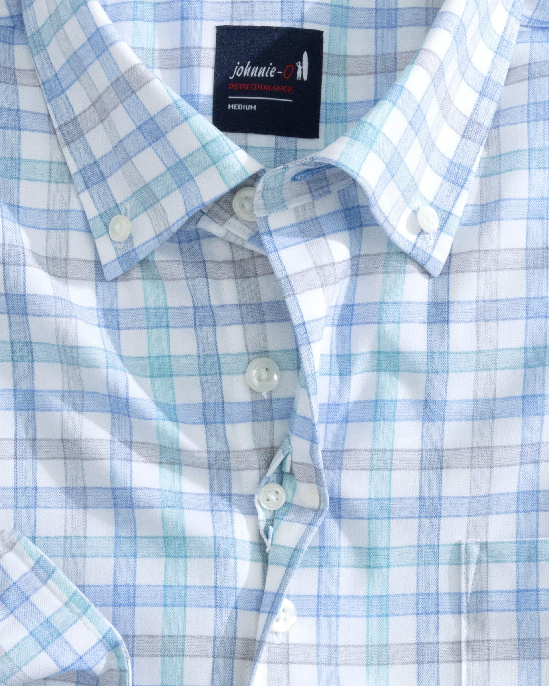 johnnie-O Big & Tall Scull Performance Button Up Shirt Product Image