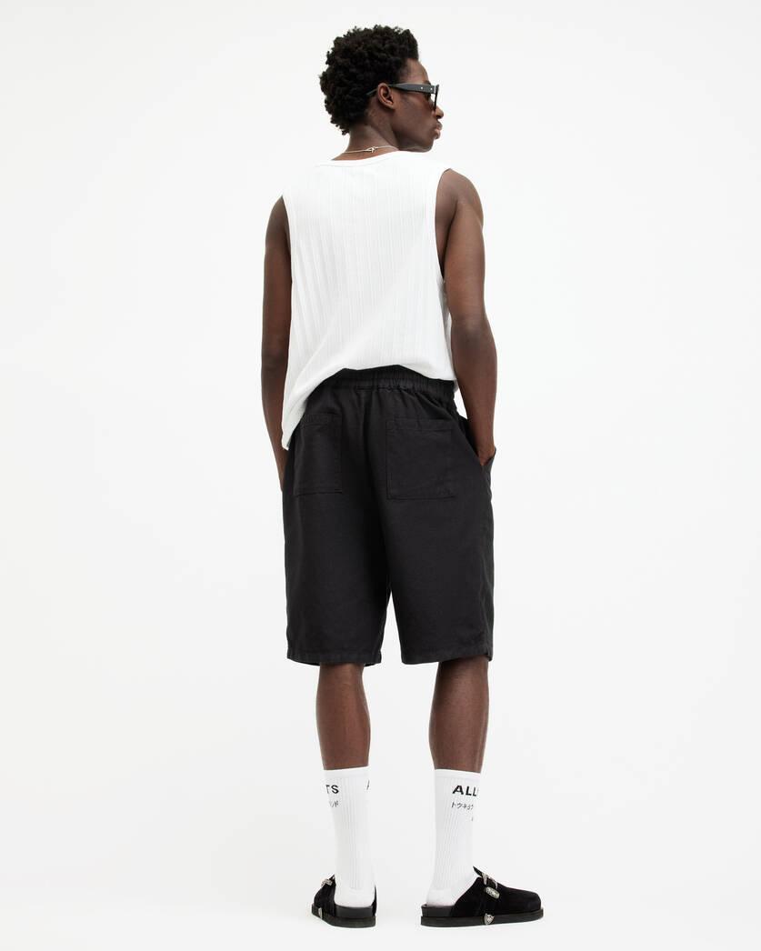 Hanbury Linen Blend Straight Fit Shorts Product Image