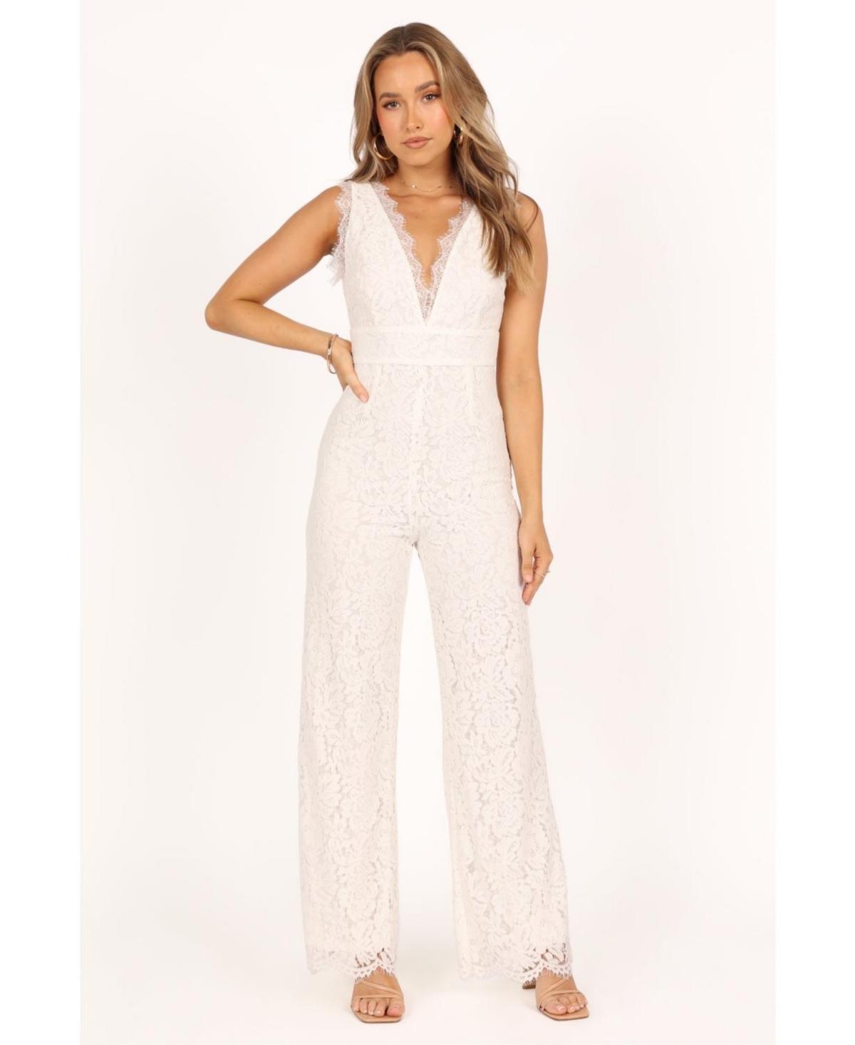 Petal and Pup Womens Eloise Lace Jumpsuit Product Image