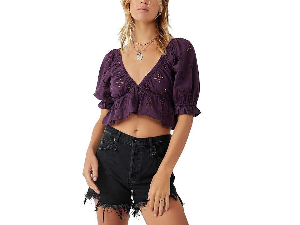 Free People Gardenia Top (Moonscape) Women's Clothing Product Image