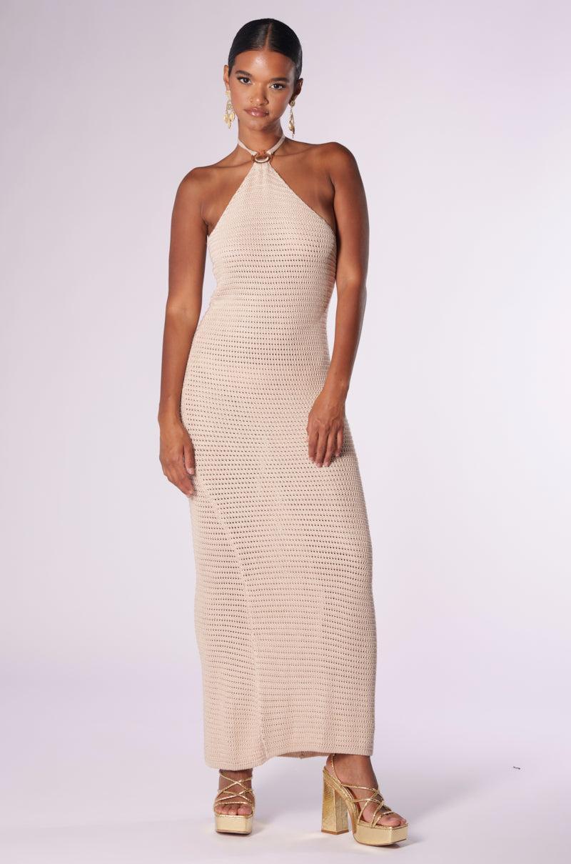 SHE SELLS SEASHELLS CROCHET MAXI DRESS Product Image