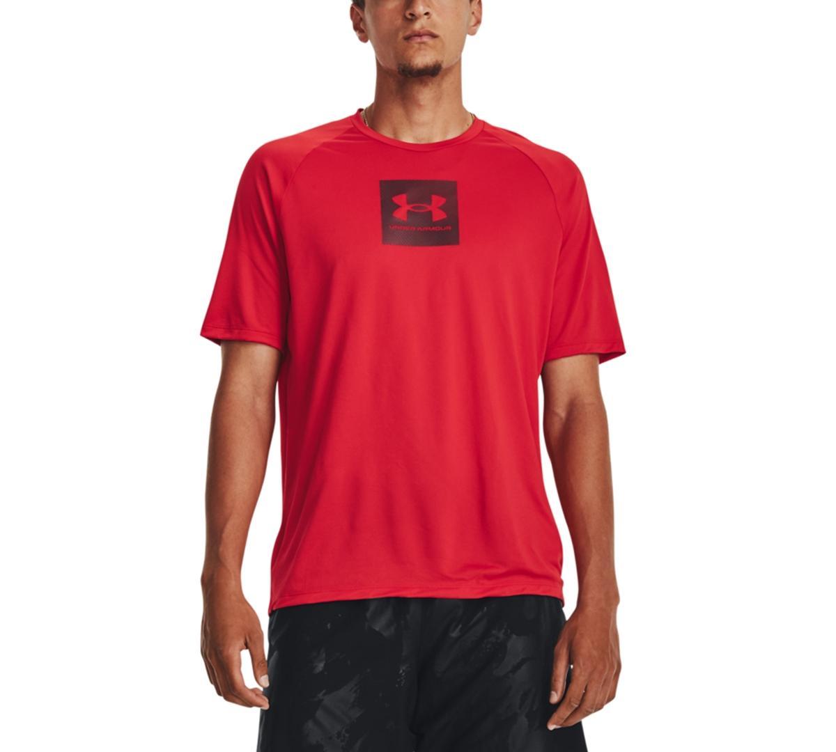 Under Armour Mens Print Fill Tech Short Sleeve T-Shirt , 2X-Large - Mens Athletic Performance Tops at Academy Sports Product Image