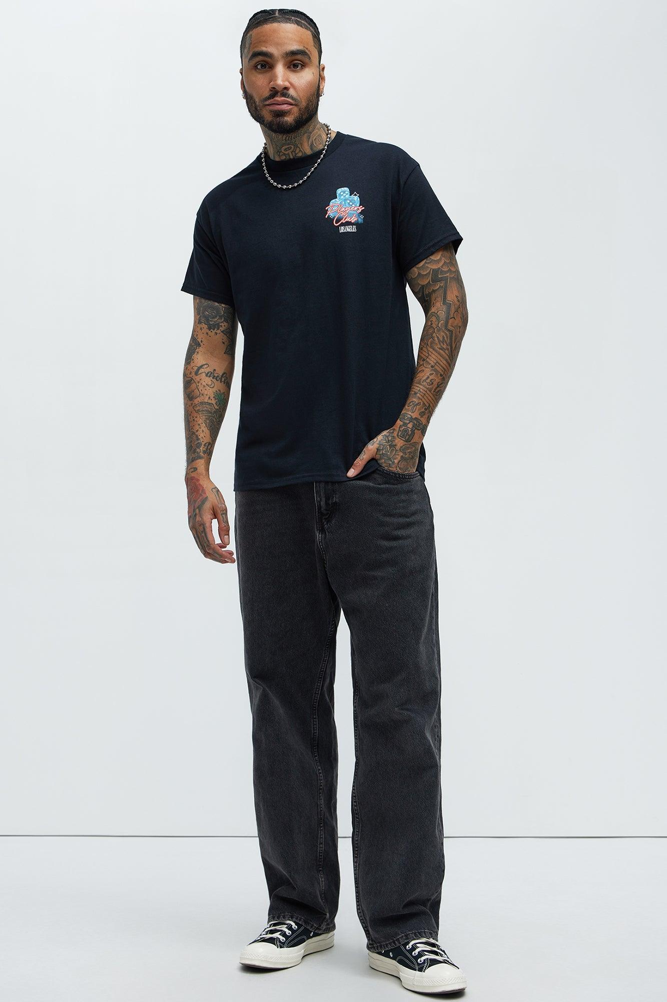 3 Star Luck Short Sleeve Tee - Black Product Image