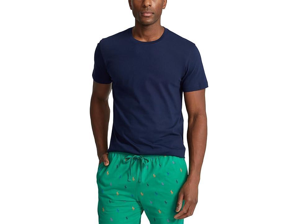 Polo Ralph Lauren Mens 3-Pk. Classic Cotton Crew Undershirts - Blue, Navy Product Image