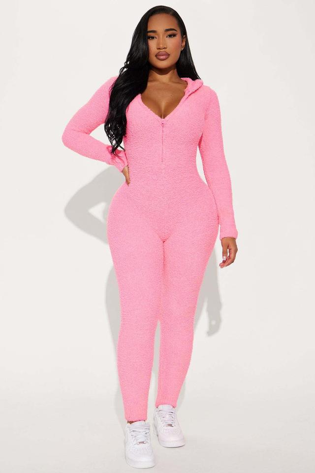 Cozy Era Jumpsuit - Pink Product Image