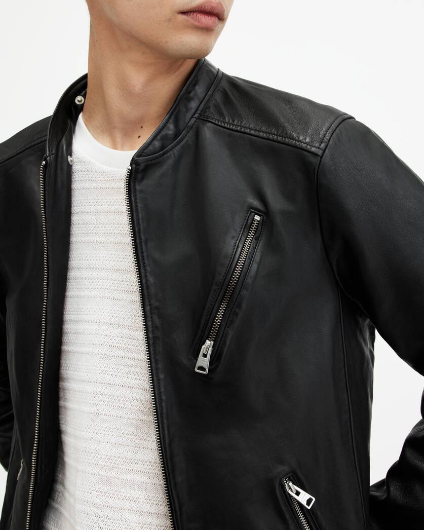 Harwood Leather Biker Jacket Product Image