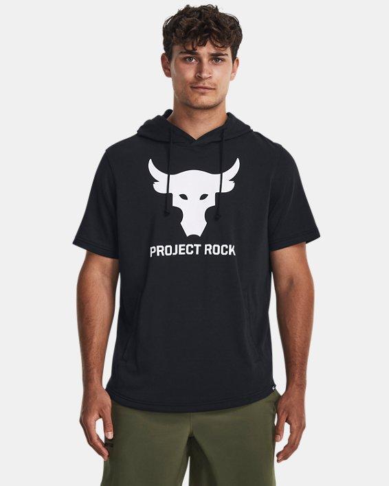 Mens Project Rock Terry Short Sleeve Hoodie Product Image