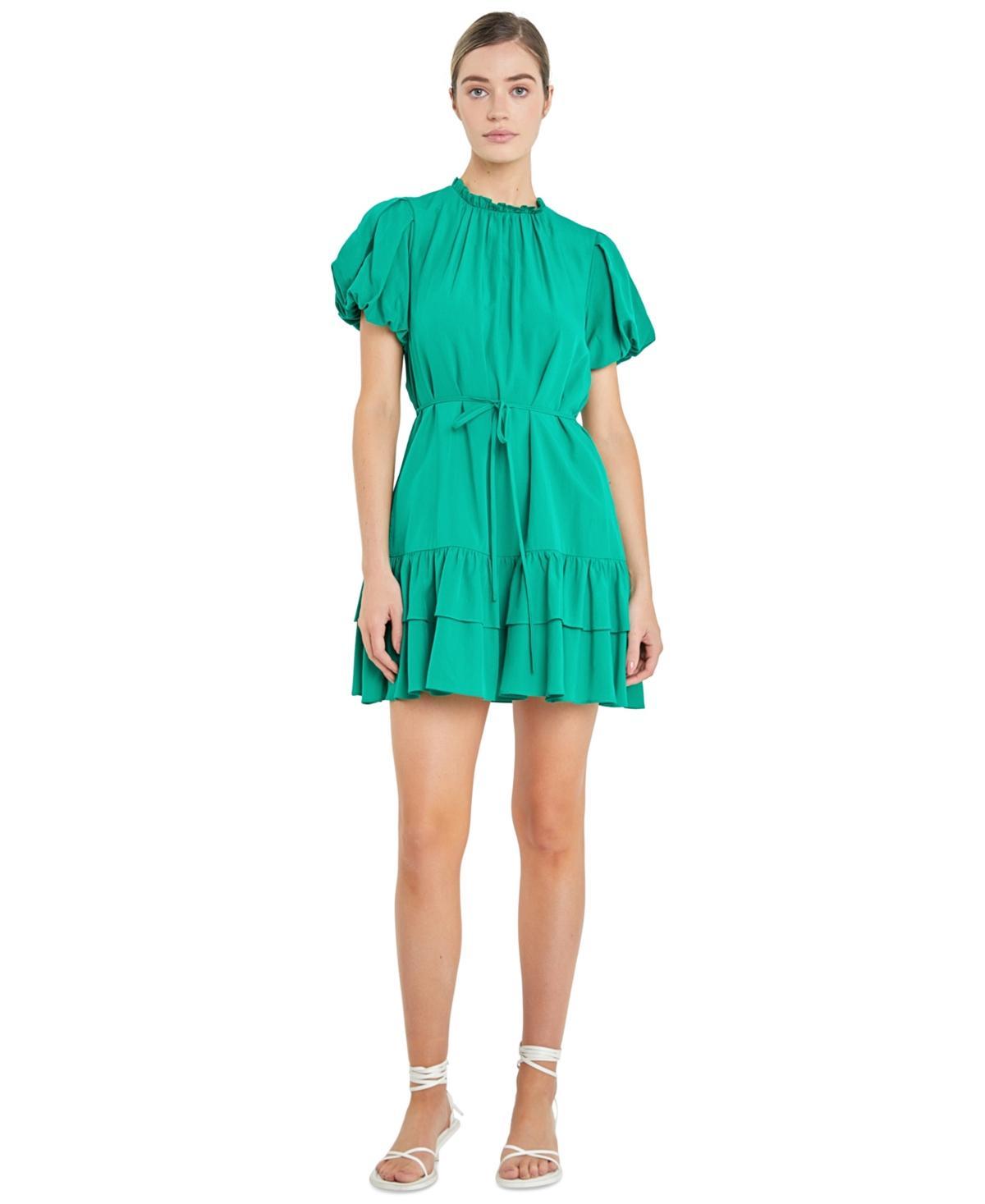 Women's Belted Mini Dress Product Image