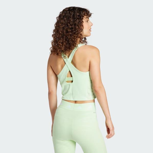 Techfit Printed Crop Training Tank Top Product Image