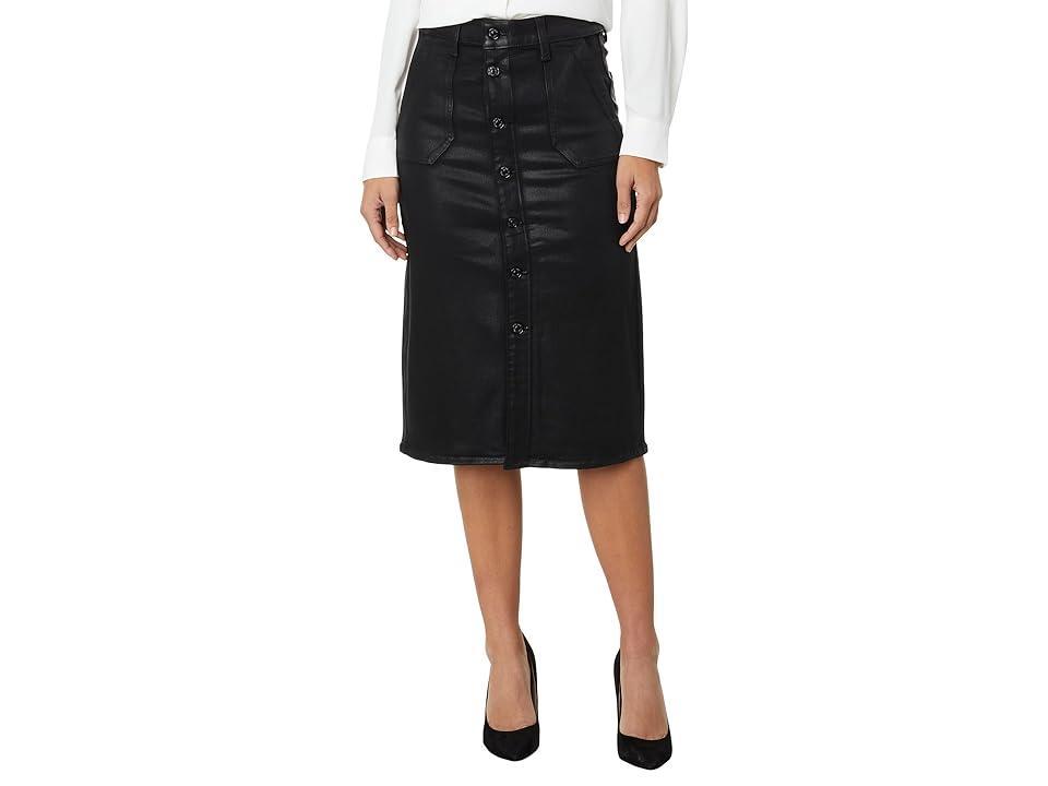 Paige Meadow Midi Skirt Utility Pockets Fog Luxe Coating) Women's Skirt product image