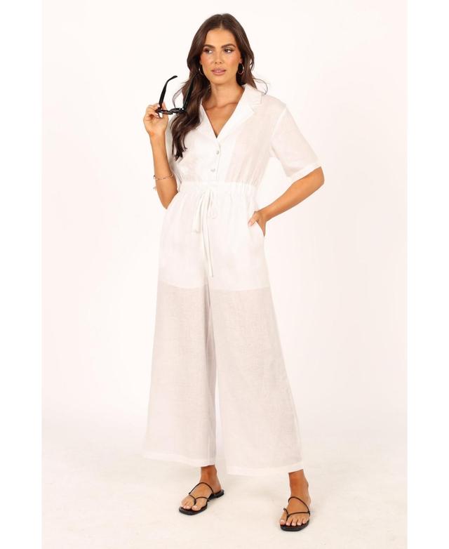 Womens Oliver Linen Jumpsuit Product Image