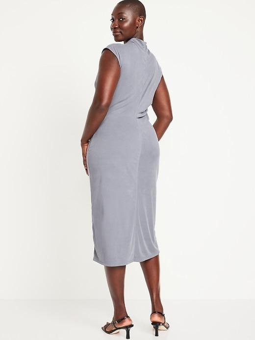 Ruched Midi Dress Product Image