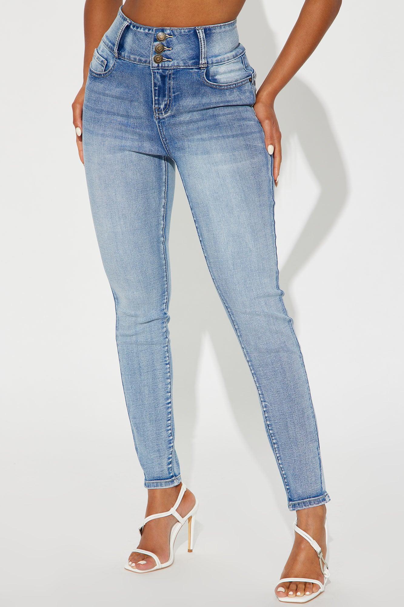 Irreplaceable Stretch Booty Lifting Jeans - Medium Wash Product Image