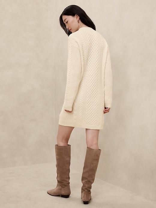 Cable Mini Sweater Dress Product Image