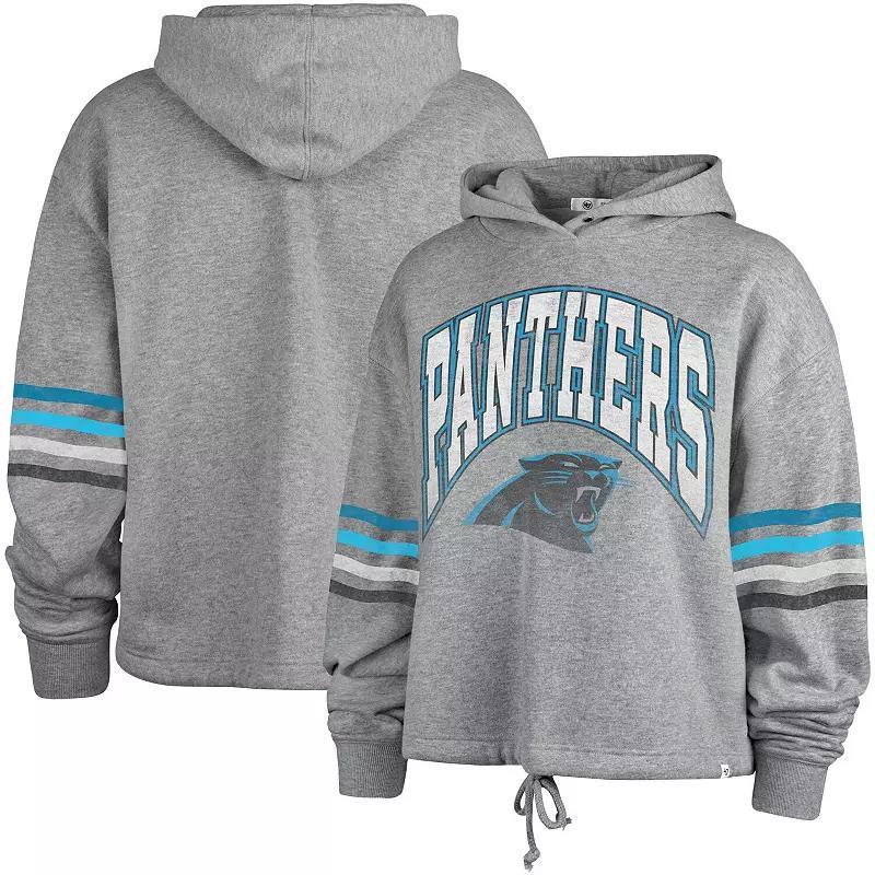 Womens 47 Heather Gray Carolina Panthers Upland Bennett Pullover Hoodie Product Image