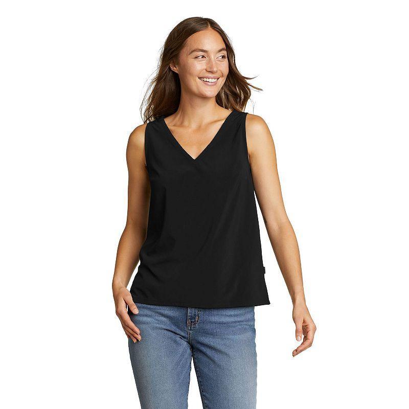 Womens Eddie Bauer Departure V-Neck Tank Top Product Image