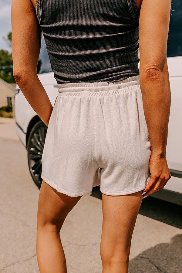 Take A Holiday Shorts In Light Stone Product Image