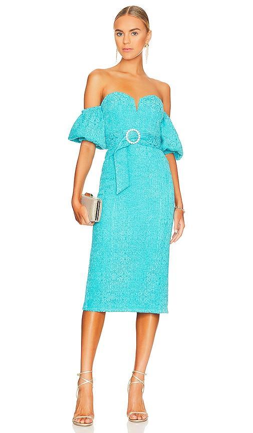 MAJORELLE Penelope Midi Dress Size XS. product image