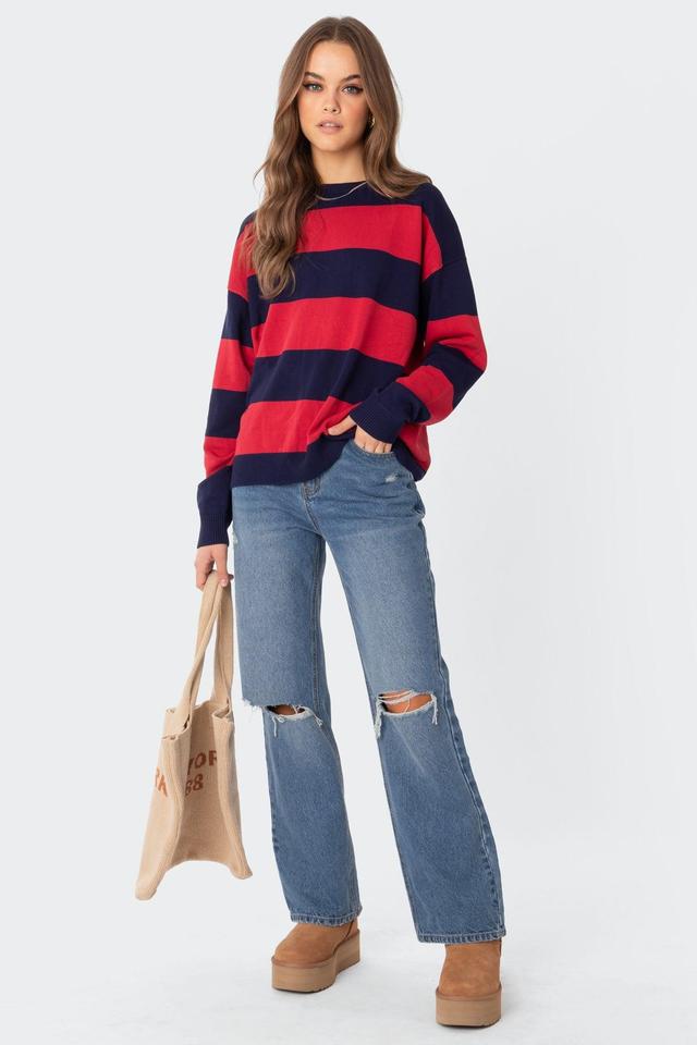 Logan Light Knit Oversized Sweater Product Image