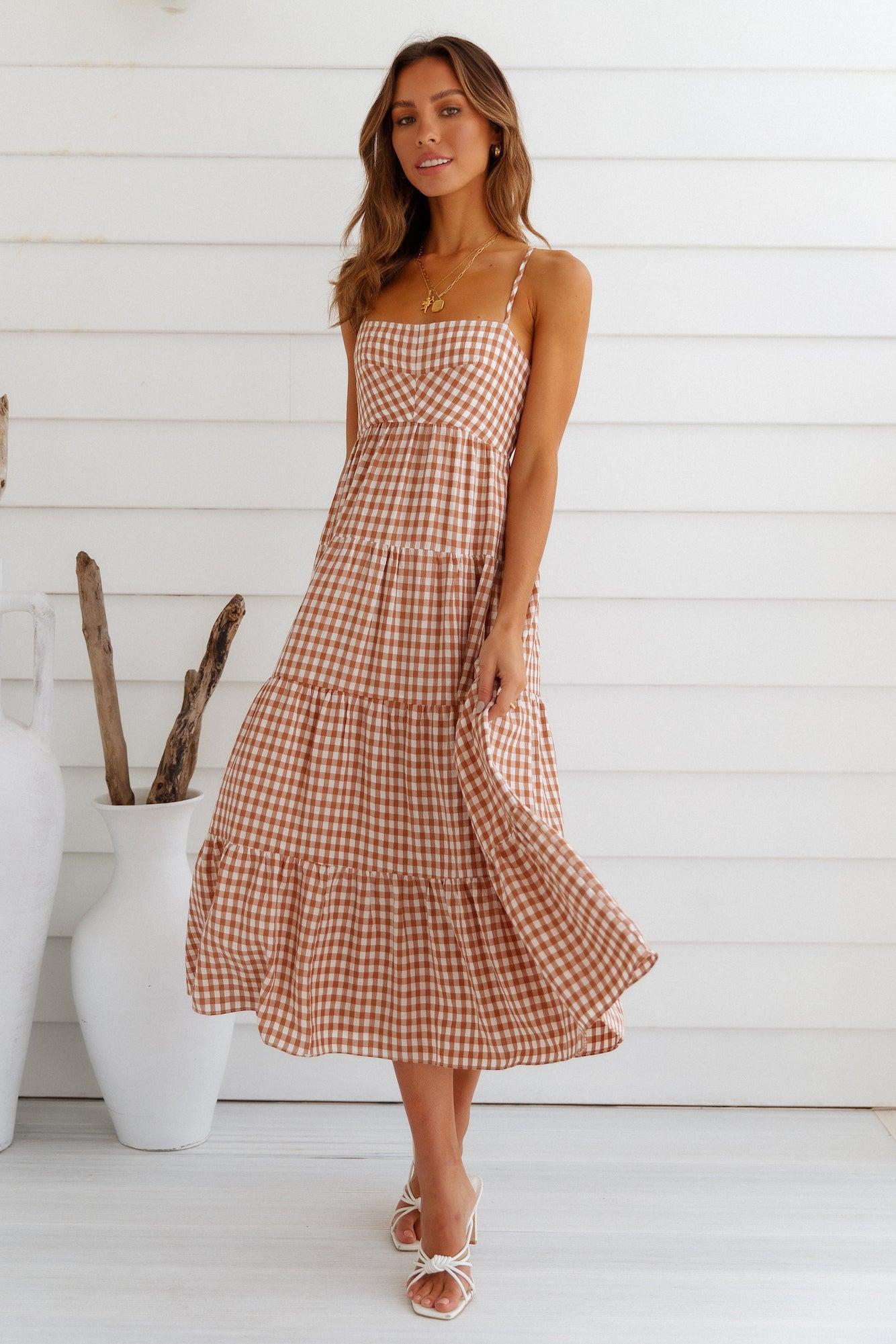 Gingham Dreams Maxi Dress  product image