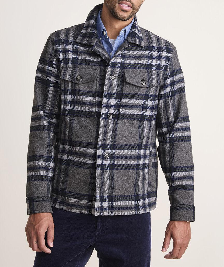 Wool Blend Shirt Jacket Product Image