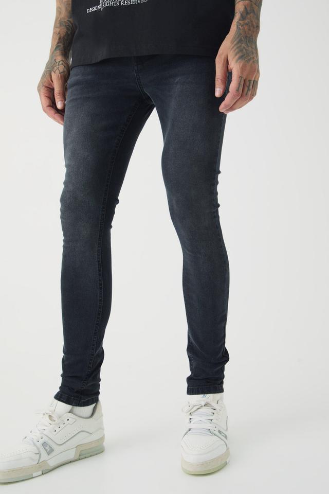 Tall Super Skinny Stretch Jean | boohooMAN USA Product Image