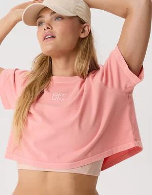 OFFLINE By Aerie Rock N Roll Cropped T-Shirt Product Image