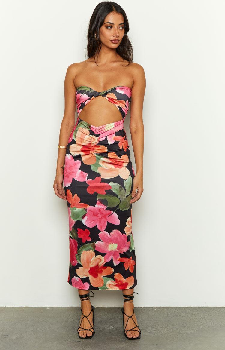 Juliete Floral Midi Dress Product Image