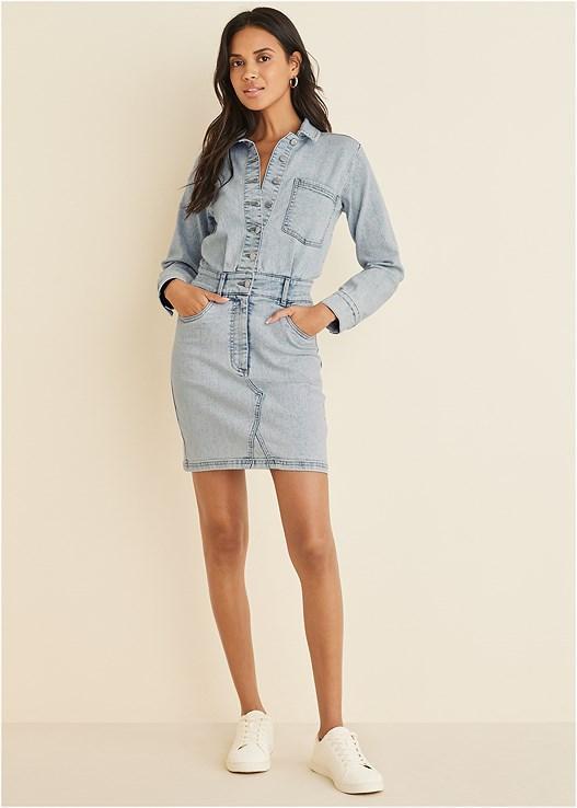 Denim Shirt Dress product image