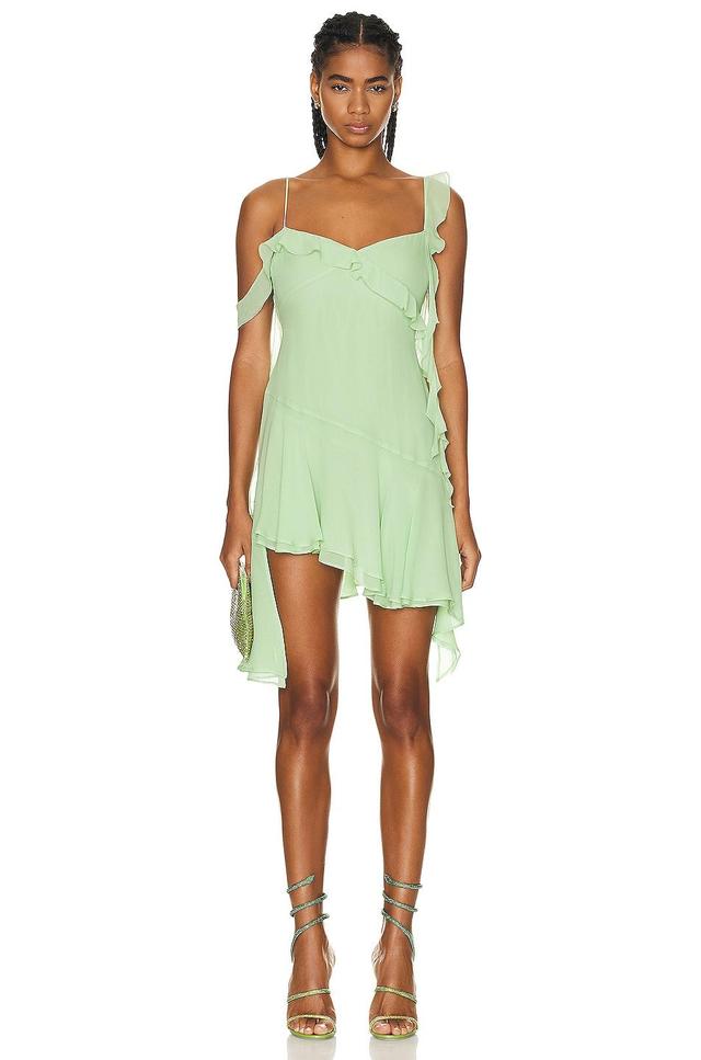 The Andamane Miranda Mini Ruffle Dress Mint. (also in ). Product Image