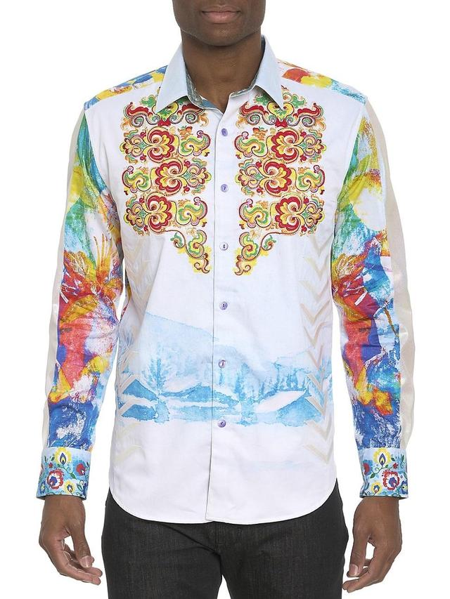 Mens The Alps Printed Shirt Product Image