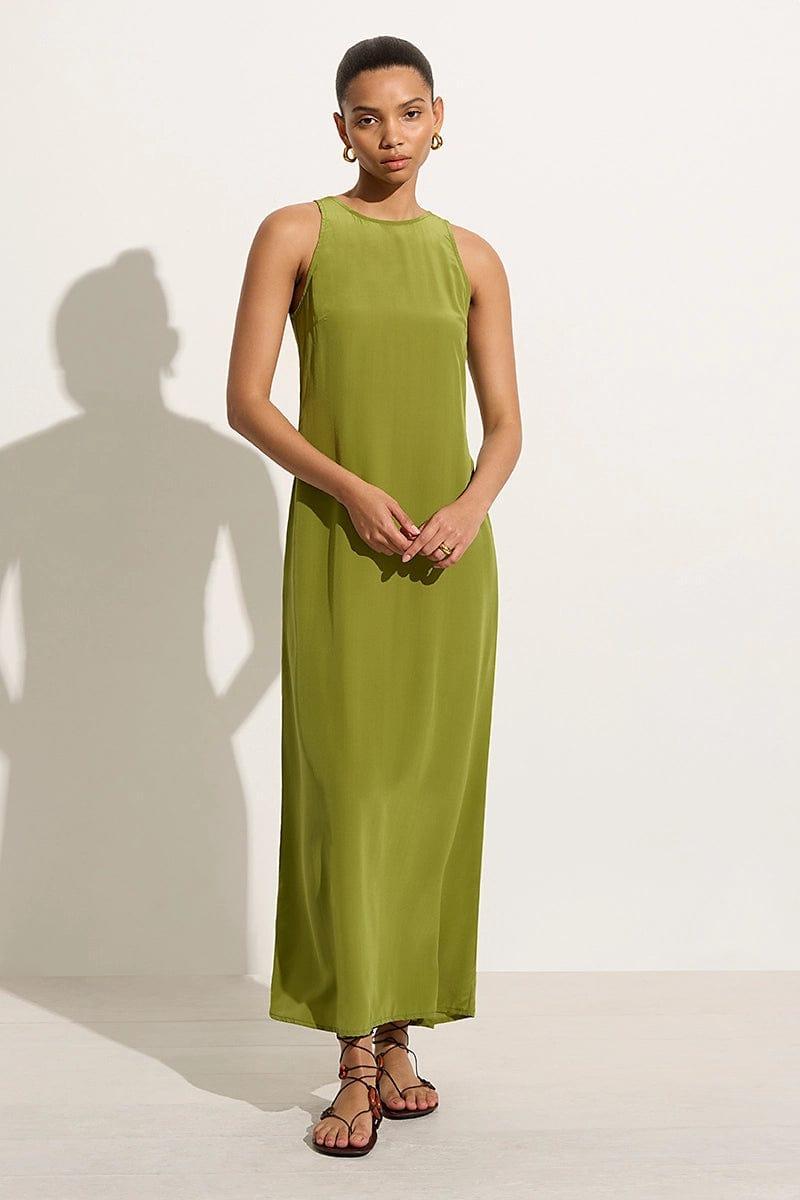 Esposende Midi Dress Palm Green - Final Sale Product Image