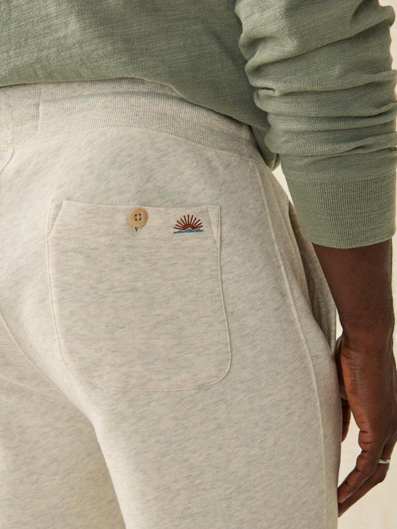 High Standard Fleece Sweatpant - Antique Ivory Heather Product Image