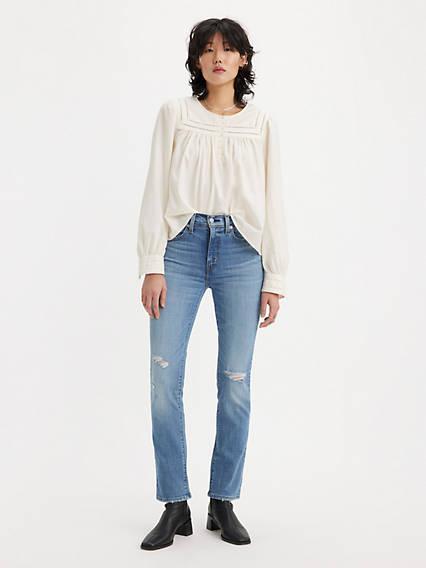 Levi's High Rise Straight Women's Jeans Product Image