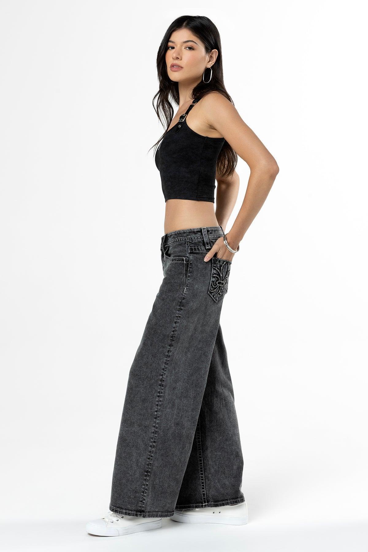 Miss Fleur Wide Leg Jeans Product Image