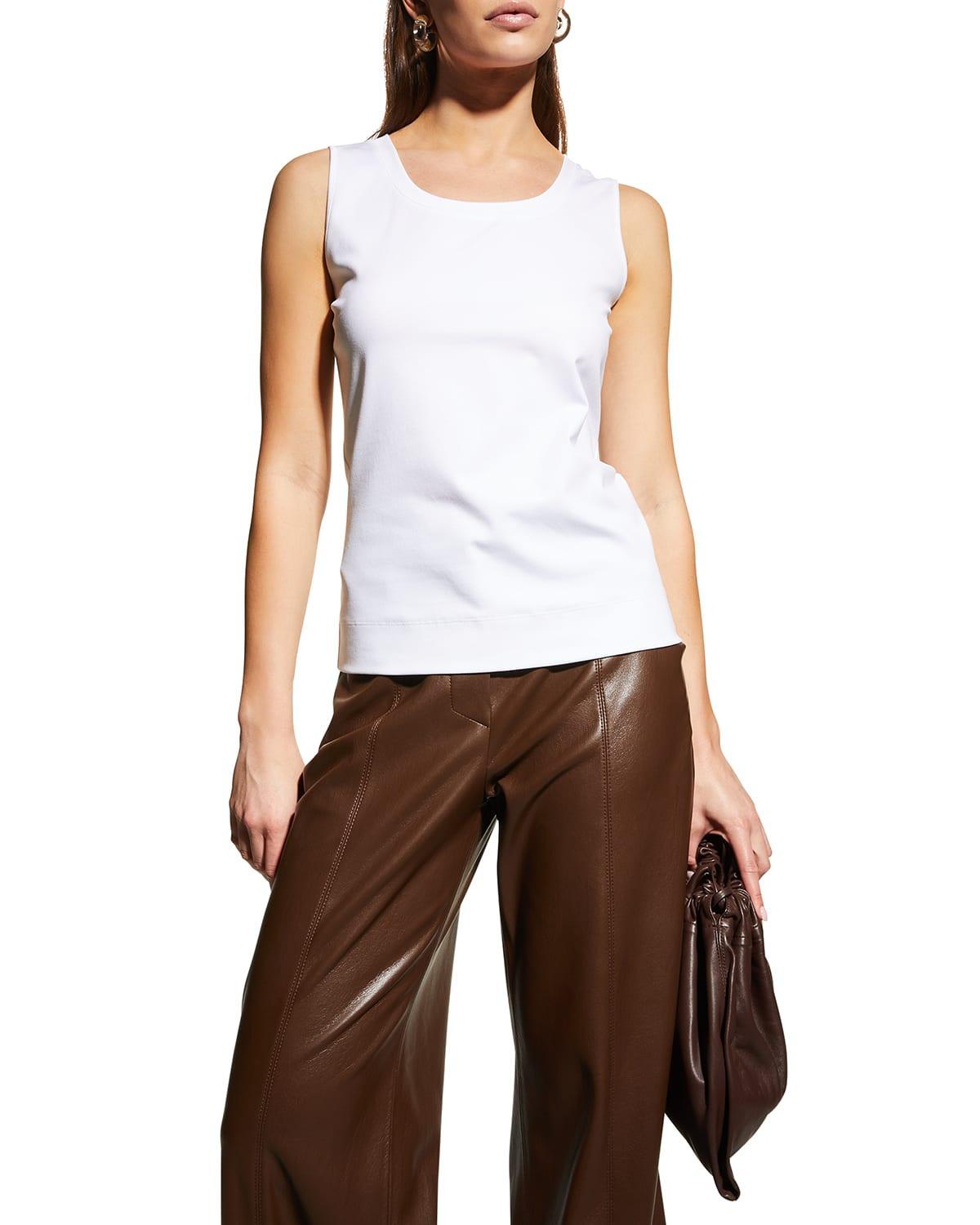 Lafayette 148 New York Stretch Swiss Cotton Rib Tank Product Image