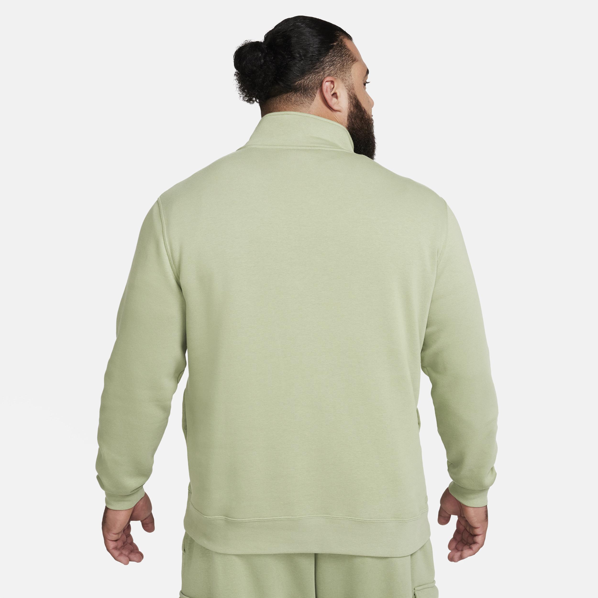 Mens Nike Sportswear Club Brushed-Back 1/2-Zip Pullover Product Image