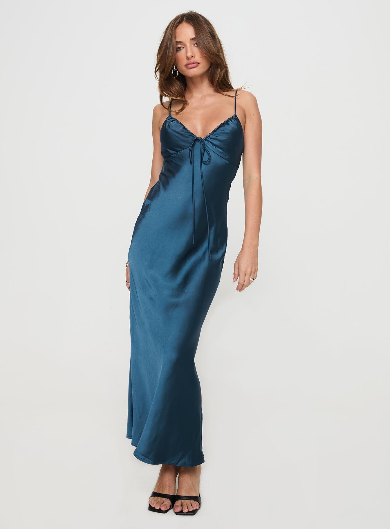 Maguire Maxi Dress Navy Product Image