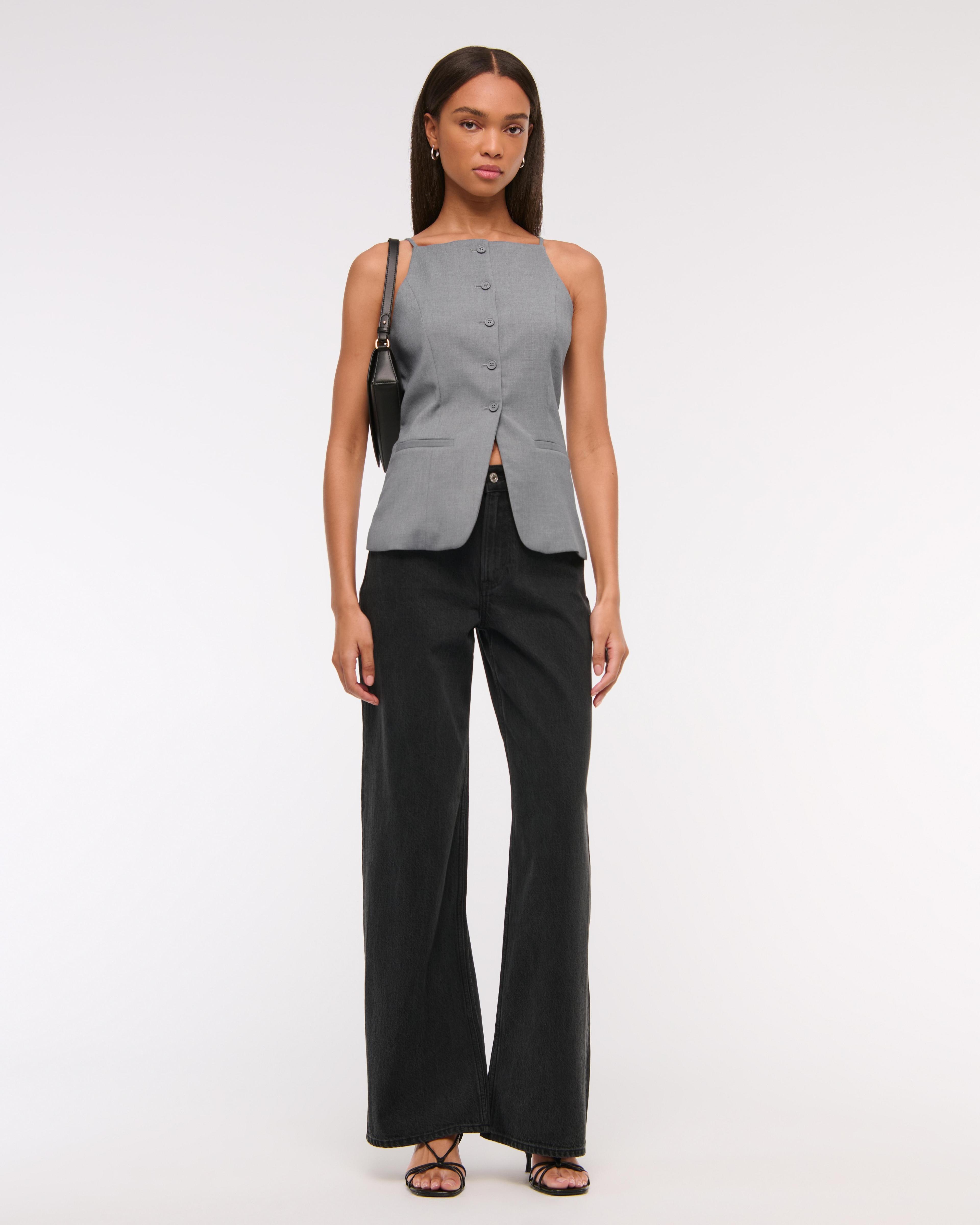 High-Neck Suiting Vest Product Image