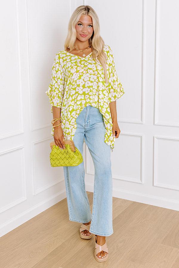 Sunshine Situation Shift Tunic in Lime Punch Product Image